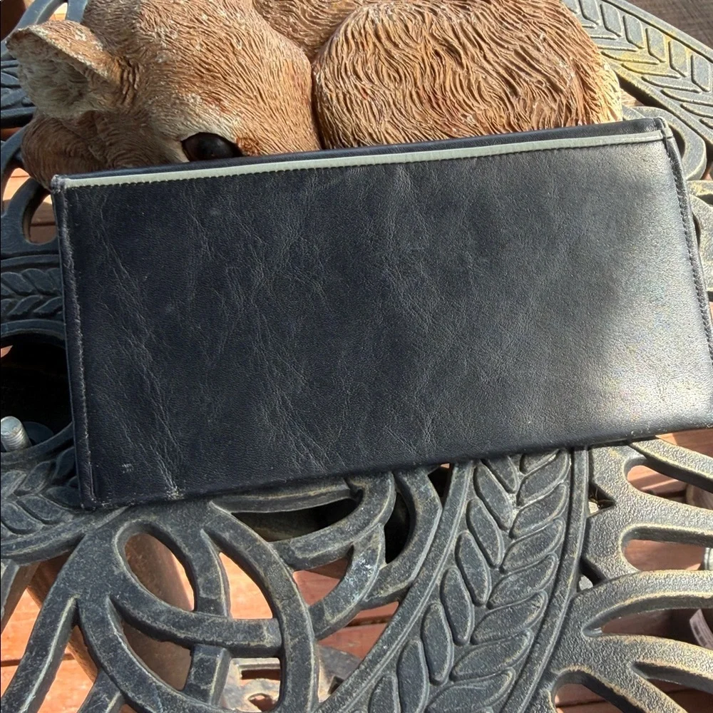 Vintage Leather Christian Dior Clutch / Wallet